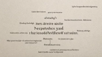 En abstrakt fremstilling av begrepet 'betydningsnivå' på norsk, med fokus på de forskjellige nivåene av mening i en tekst.