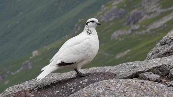 En halefjærer i sitt naturlige habitat.