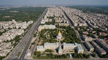 Flyfoto av Chișinău, Moldova