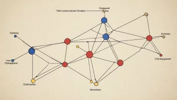 En bilde av et tvekompsystem, som viser de komplekse sammenhengene mellom dets to komponenter.