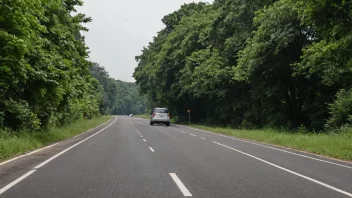 En trygg og sikker veimiljø med minimal trafikk.