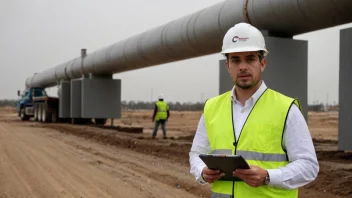 En gassdistributør på jobb, sikrer trygg og effektiv levering av gass til husholdninger og bedrifter.