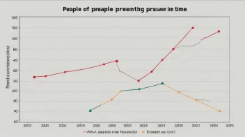 En statistisk graf som viser en økning i antall tilstedeværende personer.