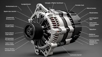 En bilalternator er en viktig komponent som omdanner mekanisk energi til elektrisk energi