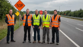 En trafikksikkerhetsgruppe i arbeid.