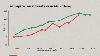 En graf som illustrerer begrepet akseptnivå i forskning.