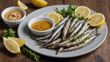 En deilig tallerken med whitebait, perfekt for sjømatelskere.