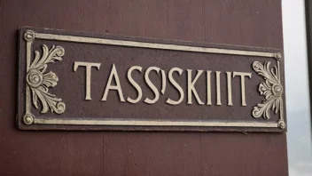 Et stasjonsskilt på en togstasjon i Norge med ordet 'stasjonsskilt' skrevet på det.