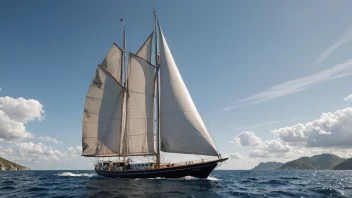 Et bileksportfartøy som seiler på havet med last om bord.