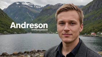 Et bilde av en person med etternavnet Andreasson, med en norsk bakgrunn.