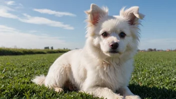 Et bilde av en Apso hund