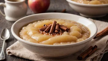 En deilig og trøstende appelsaus-dessert, perfekt for en kald vinterdag.