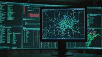 Et bilde som representerer et matrikkelsystem, et norsk begrep for et system som brukes til å organisere og strukturere data.