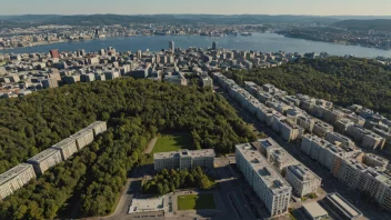 Ekebergsletta, en stor åpen plass i Oslo.