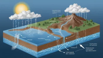 Vannsirkulasjon, også kjent som hydrologisk syklus, er den kontinuerlige prosessen der vann sirkuleres mellom jordens hav, atmosfære og land.