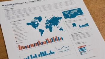 Et bilde av en rapport med grafer og diagrammer om innvandring.