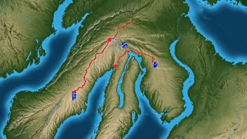 Et kart over Norge med områdene hvor sydsamisk snakkes markert