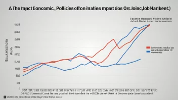 En graf som viser hvordan økonomiske politikk påvirker arbeidsmarkedet