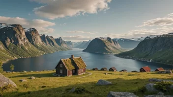 Et fredelig norsk landskap eller et tradisjonelt norsk objekt