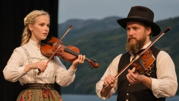 En tradisjonell norsk folkemusikkforestilling