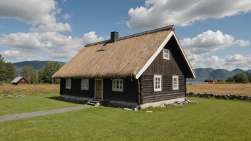 Et historisk markabrukbygg i Norge, som viser tradisjonell arkitektur.