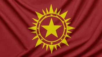 LTTE-flagget eller -logoen, som symboliserer den tamilske separatistorganisasjonen.