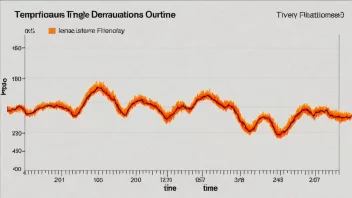 Graf som viser temperaturfluktuasjoner