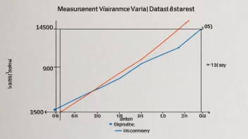 En graf som illustrerer målevarians.