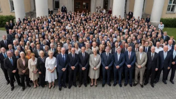 En førenasjon er en organisasjon som representerer flere lokale organisasjoner. Bildet viser en stor gruppe mennesker fra ulike organisasjoner samlet sammen, som representerer en førenasjon.