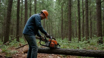 En skogbesitter, som eier eller forvalter en skog