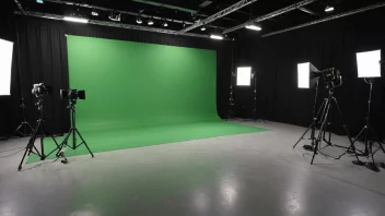 Et videostudio er et rom eller en fasilitet som brukes til videoproduksjon, utstyrt med kameraer, lys og annet nødvendig utstyr.