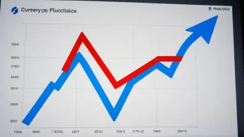 En graf som illustrerer begrepet valutavariasjon.