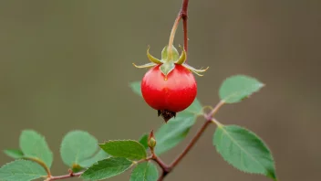 Et rosebær er en type frukt som kommer fra rosebusken.