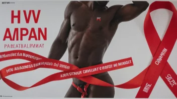 En plakat som promoterer en HIV-informasjonskampanje på norsk.