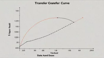 En graf som viser en overføringskurve.