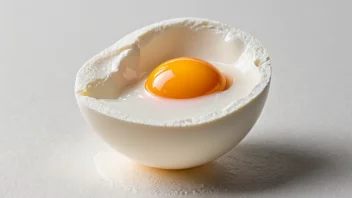 Egghevite, også kjent som eggalbumin, er den klare væsken som omgir eggeplommen.