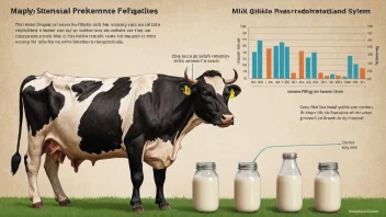 Et bilde som illustrerer begrepet melkekvoteregulering.