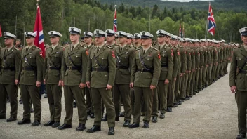 Et norsk vaktkompani står i gjør.