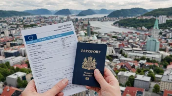 En person med et norsk pass og skattemelding, som symboliserer deres rettigheter og plikter som skatteborger