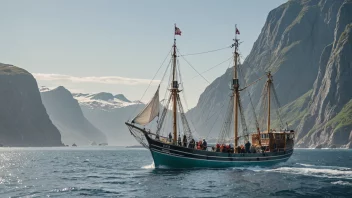 Et norsk fiskefartøy som driver selvfangst på havet.