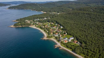 Flyfoto av Hestestrand