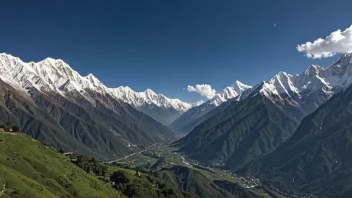 Himalaya-fjellkjeden er verdens høyeste, og strekker seg gjennom flere land i Asia.