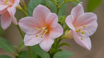 En vakker, delikat mannsklokkeblomst i en hage.