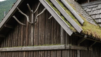 En gavlspiss er et dekorativt element på et hus, vanligvis funnet på tradisjonelle norske hjem.