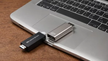 En USB-pinnen, også kjent som en datapinne eller minnepinne, er en liten enhet som brukes til å lagre og overføre data mellom ulike enheter.