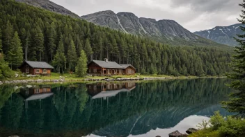 Et fjellstøl i norske fjell