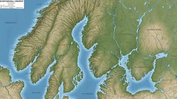 Et kart over Øversyssel, en historisk region i Norge.