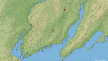 Et kart over Skåne, Sverige med en taleboble som viser Skåning-dialekten