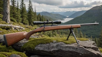 En illustrasjon av et hjullåsgevær, en tradisjonell norsk rifle.