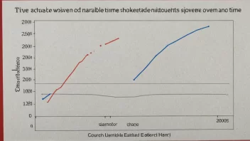 En graf som viser en betydelig endring i en variabel.